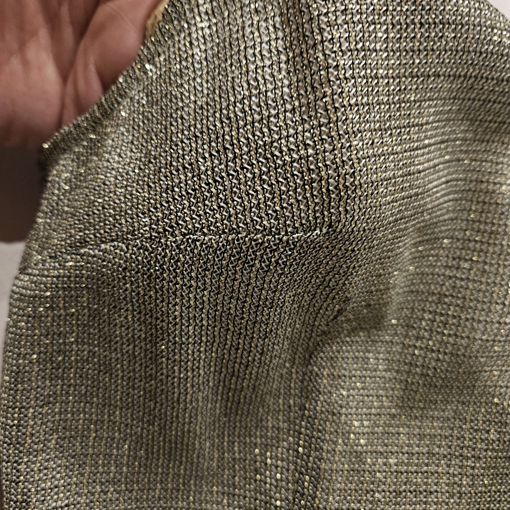 JS Collections Metallic Gold Tank Top - Picture 4 of 9